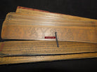 561 Old Indian Palm Leaf Manuscript- Geet Gobind-WOVENSOULS-Antique-Vintage-Textiles-Art-Decor