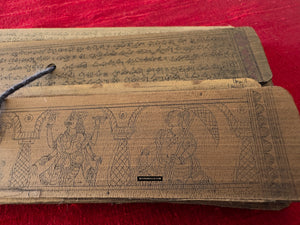 561 alte indische Palmblatt-Manuskript-Geet-Gobind
