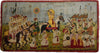 566 Old Rajasthan Painting with Text - Ceremonial Invitation On Wood - SOLD-WOVENSOULS-Antique-Vintage-Textiles-Art-Decor