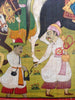 566 Old Rajasthan Painting with Text - Ceremonial Invitation On Wood - SOLD-WOVENSOULS-Antique-Vintage-Textiles-Art-Decor