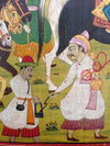 566 Old Rajasthan Painting with Text - Ceremonial Invitation On Wood - SOLD-WOVENSOULS-Antique-Vintage-Textiles-Art-Decor