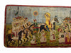 566 Old Rajasthan Painting with Text - Ceremonial Invitation On Wood - SOLD-WOVENSOULS-Antique-Vintage-Textiles-Art-Decor
