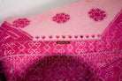 578 Superb White & Pink Likhni Swat Valley Bagh Phulkari Textile Art handmade-WOVENSOULS-Antique-Vintage-Textiles-Art-Decor