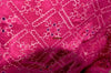 578 Superb White & Pink Likhni Swat Valley Bagh Phulkari Textile Art handmade-WOVENSOULS-Antique-Vintage-Textiles-Art-Decor