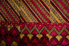 583 Antique Striking Swat Valley Shawl Textile Embroidery-WOVENSOULS-Antique-Vintage-Textiles-Art-Decor