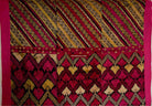 583 Antique Striking Swat Valley Shawl Textile Embroidery-WOVENSOULS-Antique-Vintage-Textiles-Art-Decor