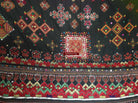 589 Heavy Abbasi Kohistan Superfine Embroidery Wedding Shawl Textile-WOVENSOULS-Antique-Vintage-Textiles-Art-Decor