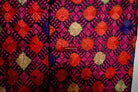 591 SOLD Antique Black Hazara Shawl Wedding Phulkari Textile-WOVENSOULS-Antique-Vintage-Textiles-Art-Decor