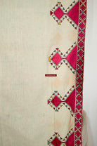 593 Antique Swat Valley Wedding Shawl Textile with Silk Embroidery-WOVENSOULS-Antique-Vintage-Textiles-Art-Decor