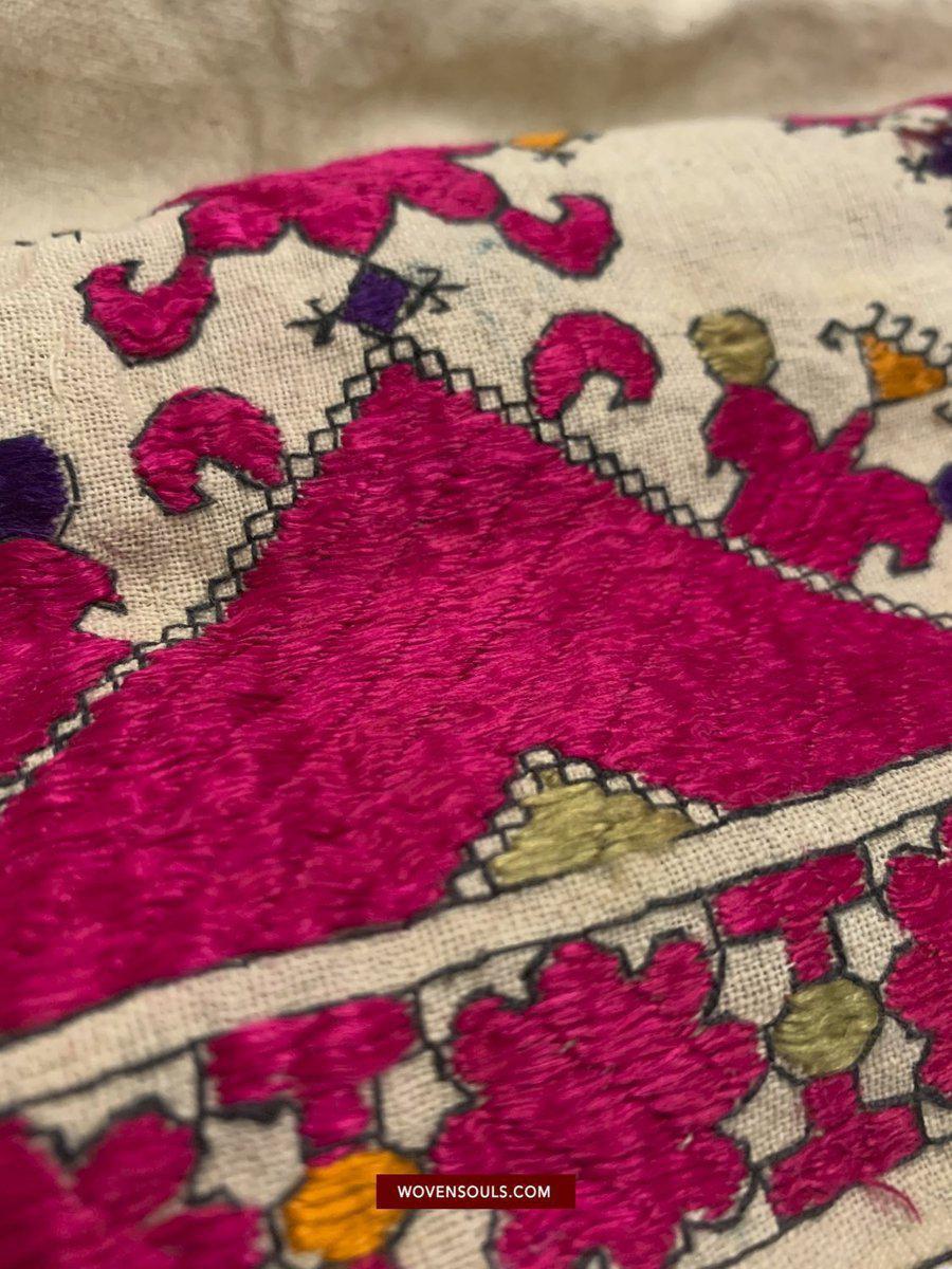 594 Swat Valley Shawl Fragment-WOVENSOULS-Antique-Vintage-Textiles-Art-Decor