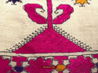 594 Swat Valley Shawl Fragment-WOVENSOULS-Antique-Vintage-Textiles-Art-Decor