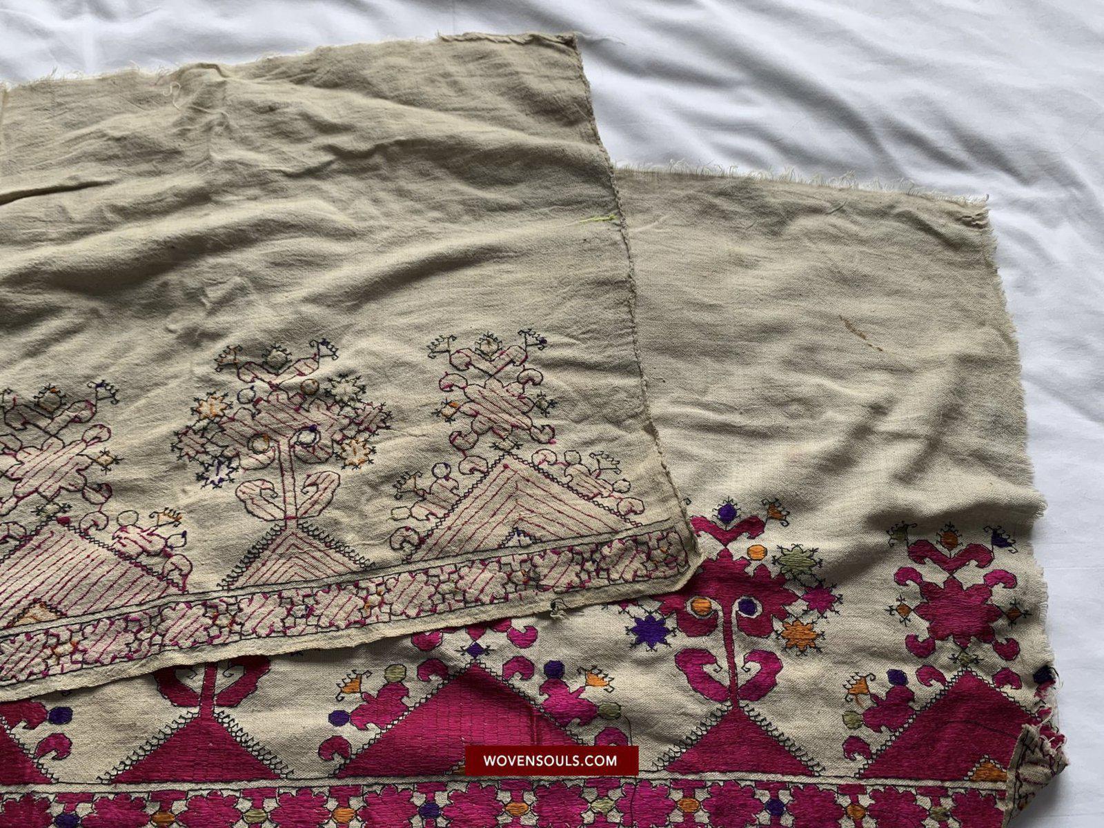 594 Swat Valley Shawl Fragment-WOVENSOULS-Antique-Vintage-Textiles-Art-Decor