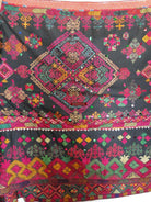 612 Superb ANtique Kohistan Wedding Shawl A+with Embroidery Textile Art-WOVENSOULS-Antique-Vintage-Textiles-Art-Decor