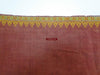 613 Old Rajasthan Wedding Shawl with - Palindrome - Double Sided Embroidery Rajasthan-WOVENSOULS-Antique-Vintage-Textiles-Art-Decor