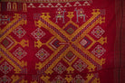 617 Old Wool Shekhawati Bishnoi Wedding Shawl Indian Textile Rajasthan-WOVENSOULS-Antique-Vintage-Textiles-Art-Decor