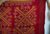 617 Old Wool Shekhawati Bishnoi Wedding Shawl Indian Textile Rajasthan-WOVENSOULS-Antique-Vintage-Textiles-Art-Decor