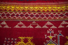 617 Old Wool Shekhawati Bishnoi Wedding Shawl Indian Textile Rajasthan-WOVENSOULS-Antique-Vintage-Textiles-Art-Decor