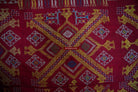 617 Old Wool Shekhawati Bishnoi Wedding Shawl Indian Textile Rajasthan-WOVENSOULS-Antique-Vintage-Textiles-Art-Decor