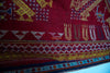 617 Old Wool Shekhawati Bishnoi Wedding Shawl Indian Textile Rajasthan-WOVENSOULS-Antique-Vintage-Textiles-Art-Decor