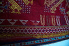 617 Old Wool Shekhawati Bishnoi Wedding Shawl Indian Textile Rajasthan-WOVENSOULS-Antique-Vintage-Textiles-Art-Decor