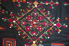 623 Semi Antique Kohistan Shawl Textile Art Embroidery-WOVENSOULS-Antique-Vintage-Textiles-Art-Decor