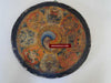 659B Antique Gold Illuminated Buddhist Thangka Mandala Art on Wood-WOVENSOULS-Antique-Vintage-Textiles-Art-Decor