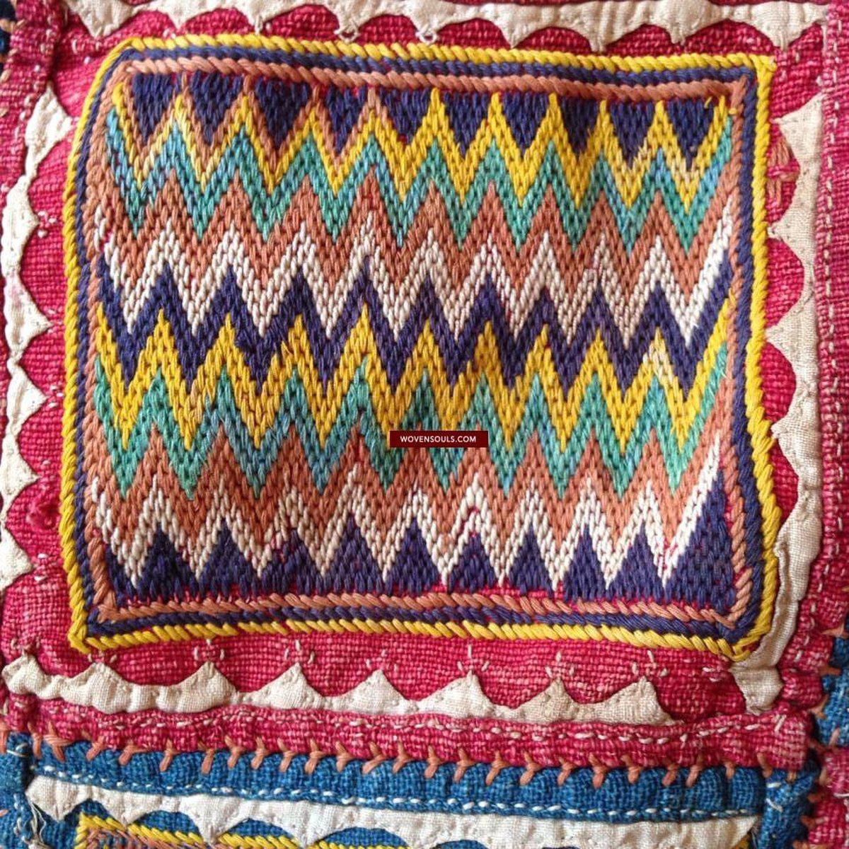 666 Fabulous Large Banjara Textile with a Variety of Motif Patterns-WOVENSOULS-Antique-Vintage-Textiles-Art-Decor