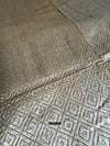 674 Bagh de Chand White Phulkari Arte textil indio Punjab Silk Bordery