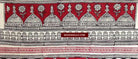 682 Semi-Antique Mata Ni Pachedi Hand Painted Block Printed Kalamkari Textile Art-WOVENSOULS-Antique-Vintage-Textiles-Art-Decor