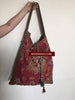 689 Large Sling Bag made of Antique Indian Textile-WOVENSOULS-Antique-Vintage-Textiles-Art-Decor