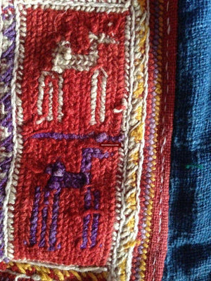 709 SOLD Rare Banjara Choli Blouse - Handspun cotton - Handwoven Cloth Handstitched Garment-WOVENSOULS-Antique-Vintage-Textiles-Art-Decor
