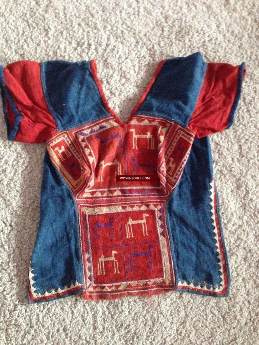 709 SOLD Rare Banjara Choli Blouse - Handspun cotton - Handwoven Cloth Handstitched Garment-WOVENSOULS-Antique-Vintage-Textiles-Art-Decor