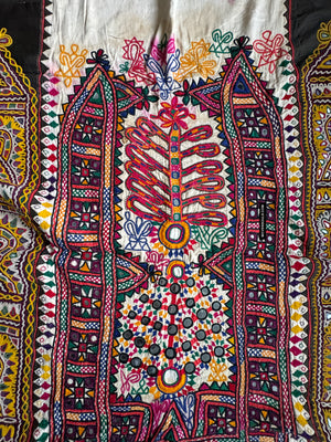 721 Vintage Embroidery Dhaniyo Panel from Kutch Gujarat