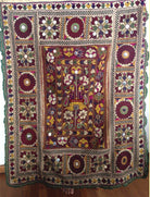 727 Old Cradle Cloth Ghodiyu or Dhaniyo Embroidered Textile Art-WOVENSOULS-Antique-Vintage-Textiles-Art-Decor