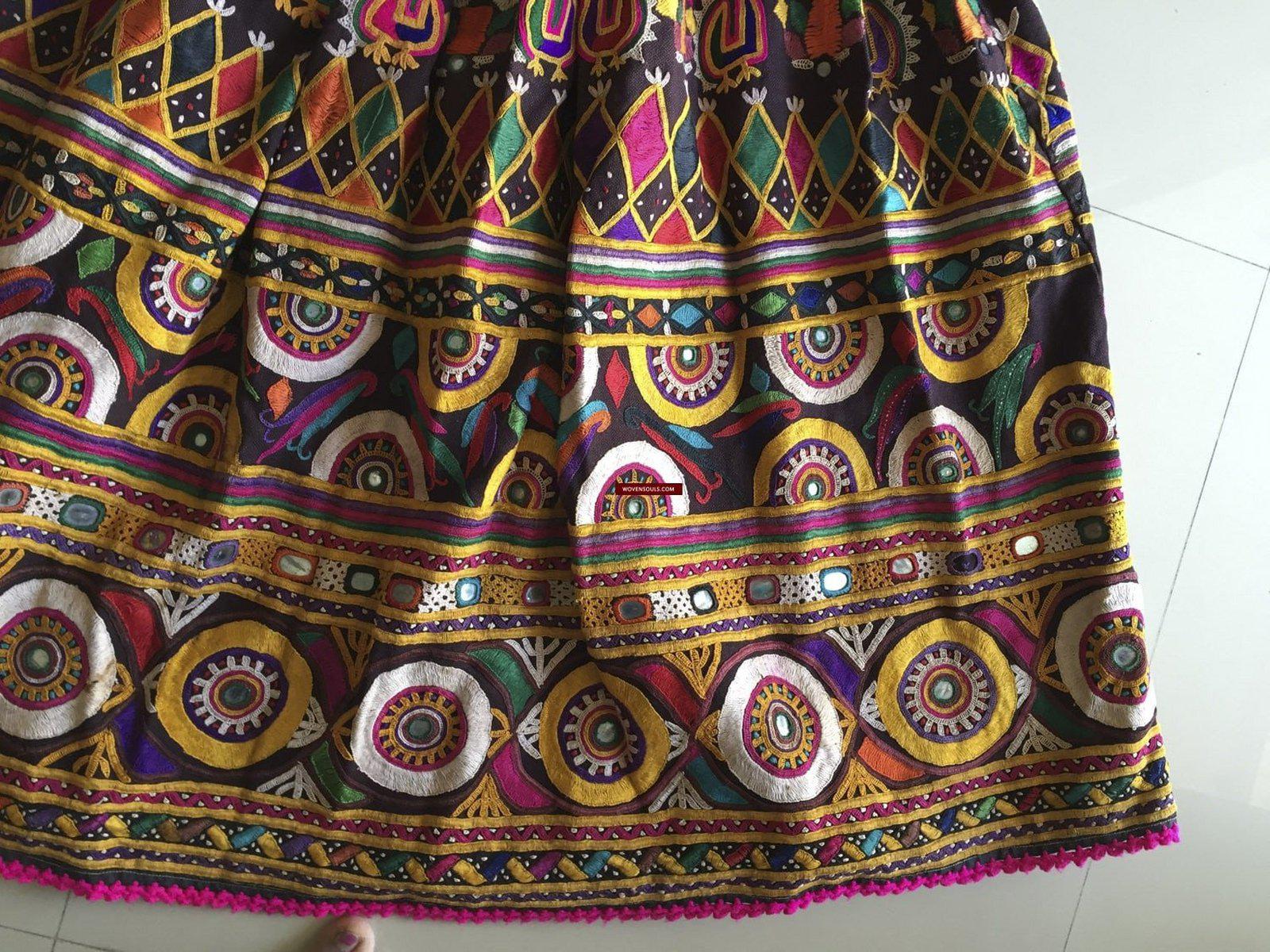 731 Fully Embr Skirt - destroyed-WOVENSOULS-Antique-Vintage-Textiles-Art-Decor