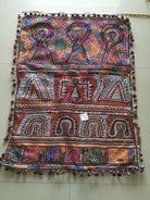 732 Vintage Rabari Embroidery Textile Art Dowry Bag-WOVENSOULS-Antique-Vintage-Textiles-Art-Decor