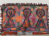 732 Vintage Rabari Stickerei Textilkunst Mitgifttasche