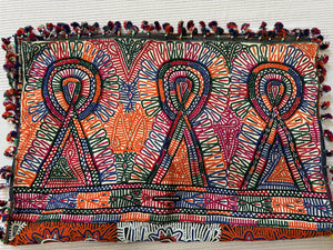 732 Vintage Rabari Embroidery Textile Art Dowry Bag