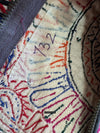 732 Vintage Rabari Stickerei Textilkunst Mitgifttasche