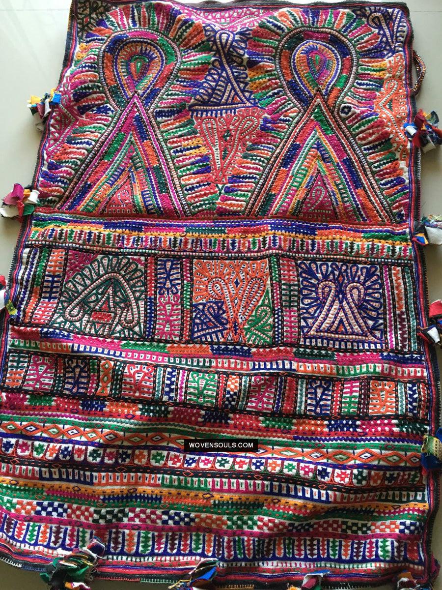 734 Vintage Rabari Dowry Bag-WOVENSOULS Antique Textiles &amp; Art Gallery