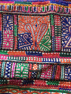 734 Vintage Rabari Dowry Bag-WOVENSOULS Antique Textiles &amp; Art Gallery