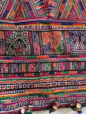 735 Vintage Debariya Rabari Embroidered Dowry Bag