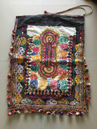 736 Vintage Rabari Dowry Bag with Embroidery - Textile Art of Gujarat-WOVENSOULS-Antique-Vintage-Textiles-Art-Decor