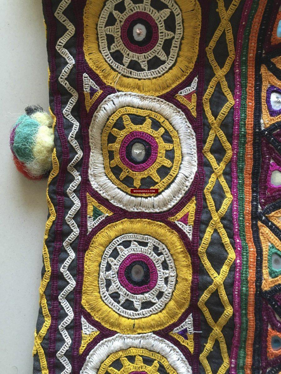 737 Vintage Rabari Dowry Bag - Textile Art of Gujarat-WOVENSOULS-Antique-Vintage-Textiles-Art-Decor