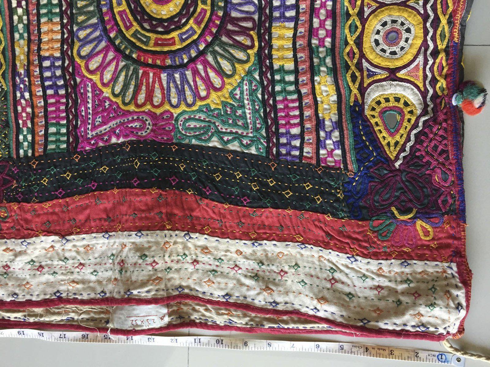 737 Vintage Rabari Dowry Bag - Textile Art of Gujarat-WOVENSOULS-Antique-Vintage-Textiles-Art-Decor