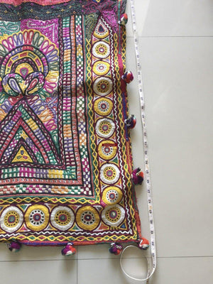 737 Vintage Rabari Dowry Bag - Textile Art of Gujarat-WOVENSOULS-Antique-Vintage-Textiles-Art-Decor