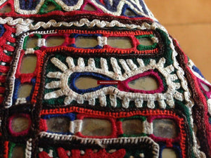 761 Single Kachi Rabari Chaakla-WOVENSOULS-Antique-Vintage-Textiles-Art-Decor