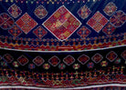 771 SOLD Vintage Kohistan Wedding Shawl with superfine Abbasi Embroidery-WOVENSOULS-Antique-Vintage-Textiles-Art-Decor