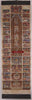 789 Antique Myanmar Painting - Scroll with Parables-WOVENSOULS-Antique-Vintage-Textiles-Art-Decor