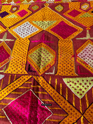 794 Seltener Darshan Dwar Phulkari Bagh Textile